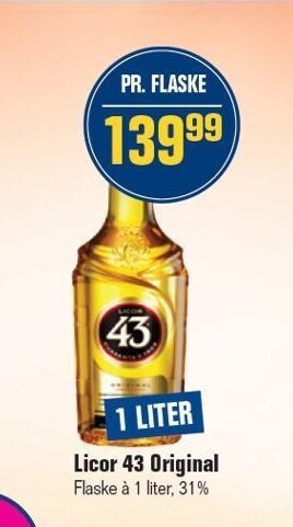 Otto Duborg Licor 43 original tilbud