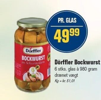 Otto Duborg Dörffler bockwurst tilbud
