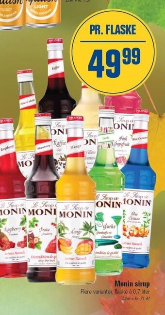 Otto Duborg Monin sirup tilbud