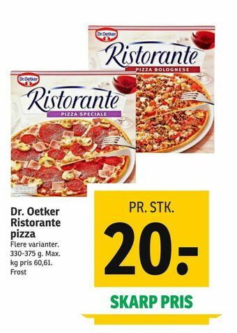 SPAR Dr. Oetker Ristorante pizza tilbud