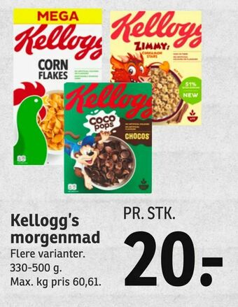 SPAR Kellogg's morgenmad tilbud