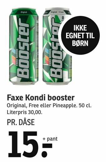 SPAR Faxe Kondi booster tilbud
