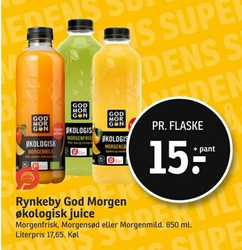 SPAR Rynkeby God Morgen økologisk juice tilbud