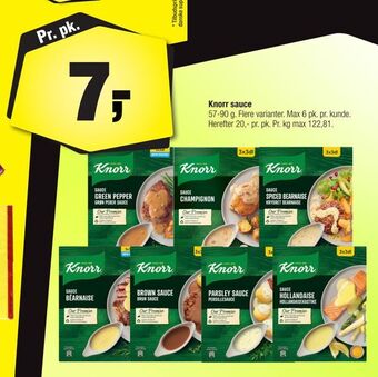 Knorr sauce
