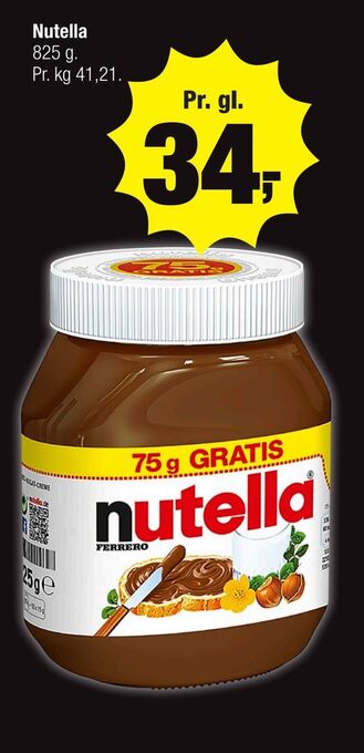 Calle Nutella tilbud