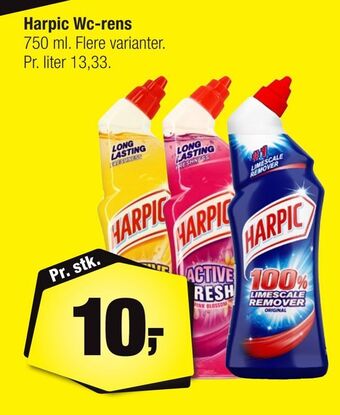 Calle Harpic wc-rens tilbud