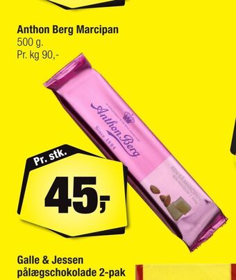 Calle Anthon berg marcipan tilbud