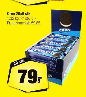 Calle Oreo 20x6 stk tilbud
