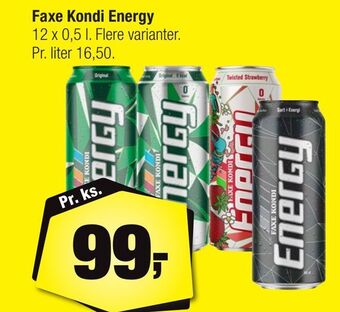 Calle Faxe kondi energy tilbud