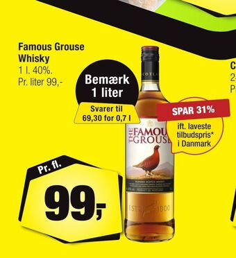 Calle Famous grouse whisky tilbud