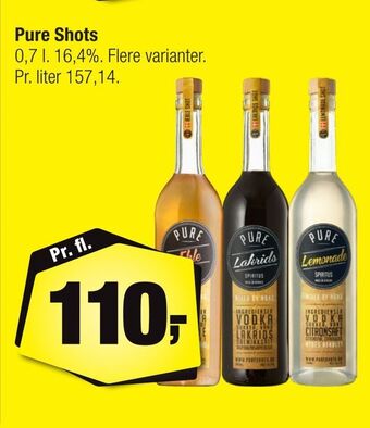 Calle Pure shots tilbud