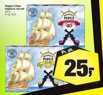 Calle Skipper's pipes original el. sea salt tilbud