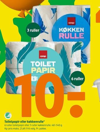 Coop 365 Toiletpapir eller køkkenrulle tilbud