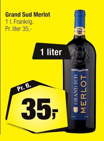 Grand sud merlot
