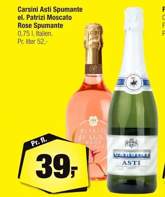 Calle Carsini asti spumante el. patrizi moscato rose spumante tilbud