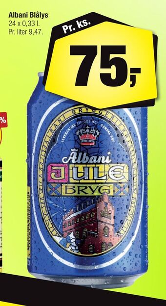 Calle Albani blålys tilbud