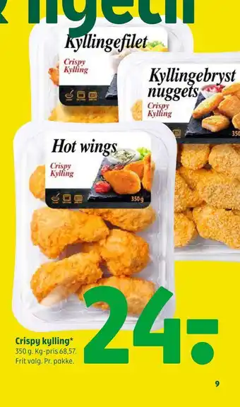 Coop 365 Crispy kylling tilbud