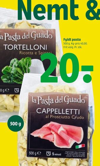 Coop 365 Fyldt pasta tilbud