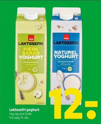 Coop 365 Laktosefri yoghurt tilbud
