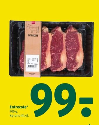 Coop 365 Entrecote tilbud
