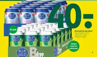 Coop 365 Blue keld 18-pak dåser tilbud