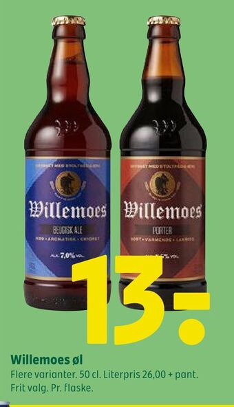 Coop 365 Willemoes øl tilbud