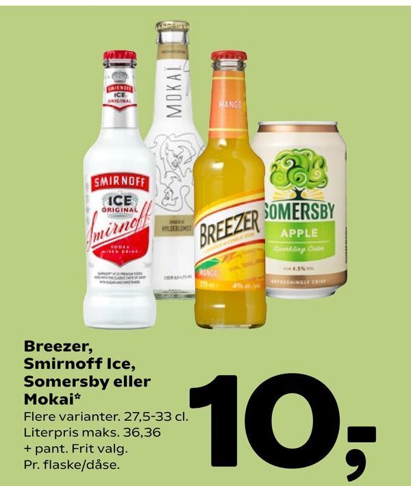 breezer smirnoff ice