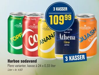 Otto Duborg Harboe sodavand tilbud