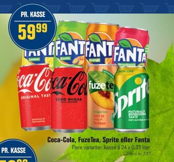 Otto Duborg Coca-cola, fuzetea, sprite eller fanta tilbud