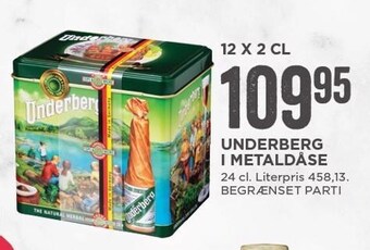 MENY Underberg i metaldåse tilbud