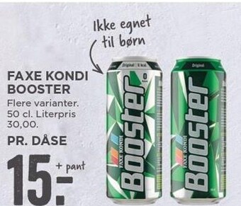 MENY Faxe kondi booster tilbud
