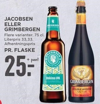 MENY Jacobsen el. grimbergen tilbud