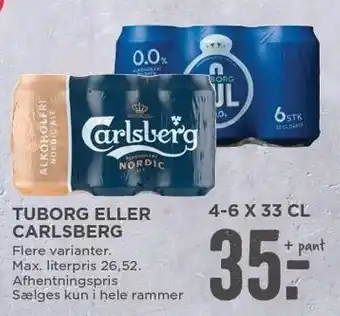 MENY Tuborg el. carlsberg tilbud