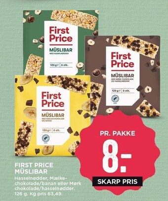 MENY First price müslibar tilbud