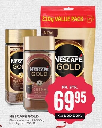 MENY Nescafé gold tilbud