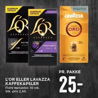 L'or el. lavazza kaffekapsler