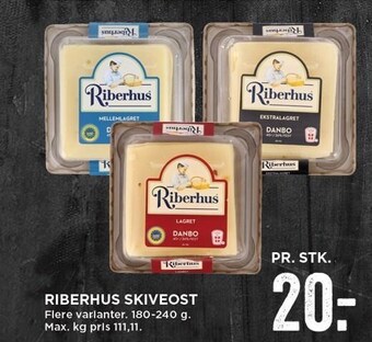 MENY Riberhus skiveost tilbud