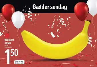 Føtex Økologisk banan tilbud
