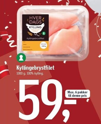 Føtex Kyllingebrystfilet tilbud