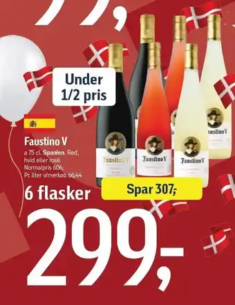 Føtex Faustino v 6 flasker tilbud