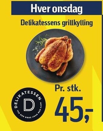 Føtex Delikatessens grillkylling tilbud