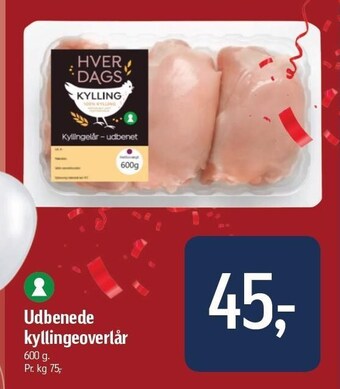 Føtex Udbenede kyllingeoverlår tilbud