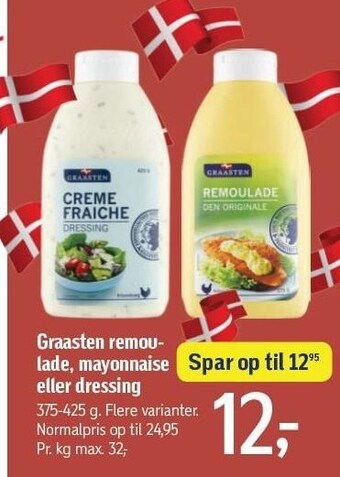 Føtex Graasten remoulade, mayonnaise el. dressing tilbud