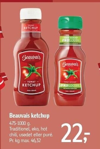 Føtex Beauvais ketchup tilbud