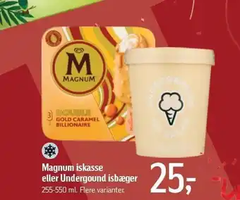 Føtex Magnum iskasse el. underground isbæger tilbud