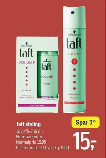 Taft styling