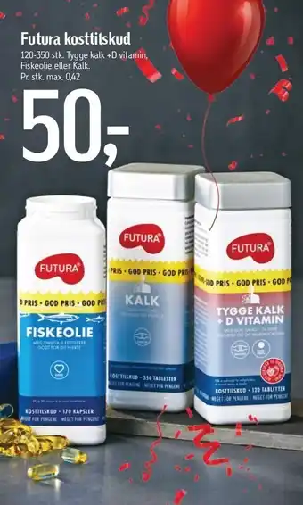 Føtex Futura kosttilskud tilbud