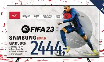 Føtex Samsung 43" 4k ultra hd smart tv tilbud