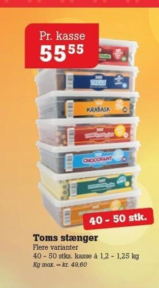 Poetzsch Padborg Toms stænger tilbud