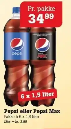 Poetzsch Padborg Pepsi el. pepsi max tilbud